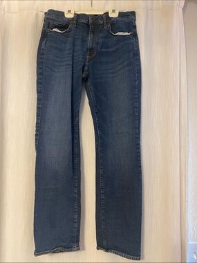 Lucky Brand Men's Dark Blue Slim Straight Jeans